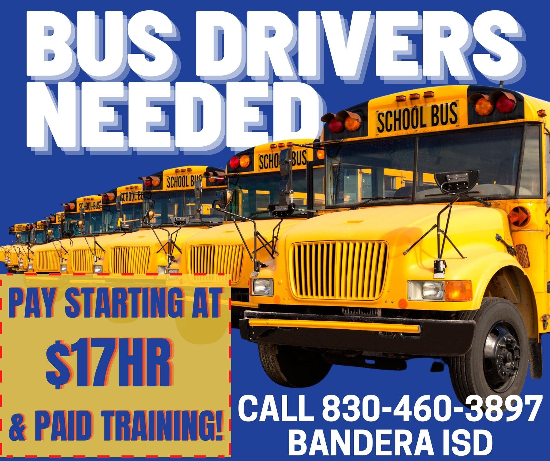 tour bus drivers needed